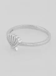 Silver Ring St. James's Shell - Size 58