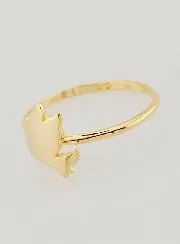 Gold-plated Dove of Peace Ring - Size 60