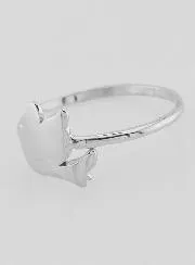 Silver Ring Dove of Peace - Size 58
