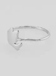 Silver Ring Dove of Peace - Size 56