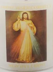 LED Votive Candle - Prayer Merciful Jesus