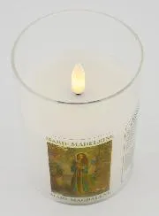 LED Votive Candle - Prière à Sainte Marie Madeleine