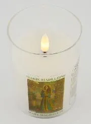 Battery-operated Church Candle - Mary Magdalene