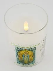 LED Votive Candle - Prayer to Our Lady of Lourdes