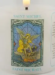 LED Votive Candle - Prayer to Saint Michael
