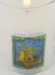 LED Votive Candle - Prayer to Saint Michael