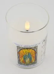 LED Votive Candle - Prayer to the Miraculous Virgin