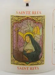 LED Votive Candle - Prayer to Saint Rita