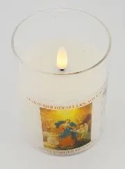 LED Votive Candle - Prayer to Mary Untier of Knots