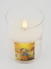 Battery-operated Church Candle - Our Lady Untier of Knots