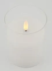 Battery-powered LED Votive Candle – 10cm