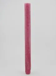 Solid Colour Candle 27cm - Pink Powdered