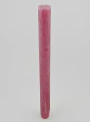 Solid Colour Candle 27cm - Pink Powdered