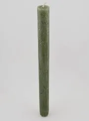 Solid Colour Candle 27cm - Olive Green