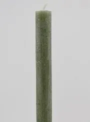 Solid Colour Candle 27cm - Olive Green