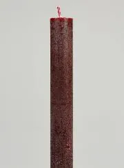 Solid Colour Prayer Candle - Velvet Red