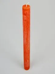 Solid Colour Prayer Candle - Orange