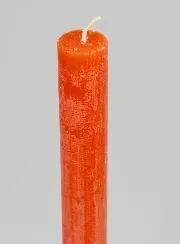 Solid Colour Prayer Candle - Orange