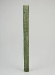 Solid Colour Prayer Candle - Olive Green