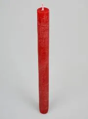 Solid Coloured Prayer Candle - Carmine Red