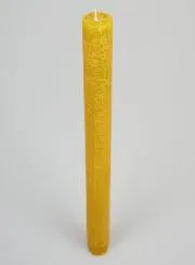 Solid Colour Prayer Candle - Honey Yellow