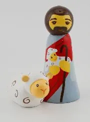 Statue of Jesus the Good Shepherd and Sheep