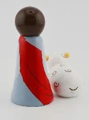 Statue of Jesus the Good Shepherd and Sheep