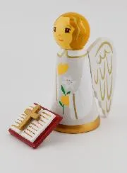 Statue Angel Gabriel with Bible