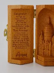 Solid Wood Triptych - Basilica of the Sacred Heart