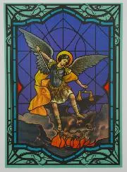 Window Magnet Stained Glass - Saint Michael the Archangel