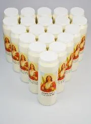 Set 20 Sanctuary Candles to Saint Agathe