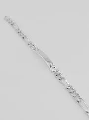 Bracelet for Men in Silver - Figaro Bracelet 5mm