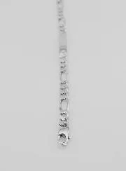 Bracelet for Men in Silver - Figaro Bracelet 5mm