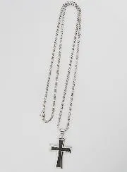 Religious Necklace for Men - Geometric Cross