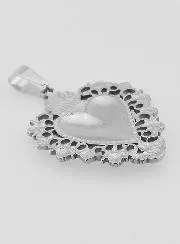 Large Ex Voto Pendant in Stainless Steel - 37mm