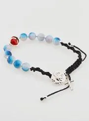 Adjustable One Decade Bracelet - Blue Tones