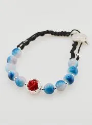 Adjustable One Decade Bracelet - Blue Tones