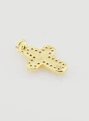 Rounded Cross Pendant - 15mm