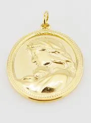 Oval Madonna and Child Medal - 25mm