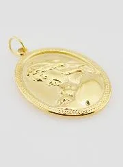 Oval Madonna and Child Medal - 25mm