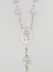 Miraculous Medal Rosary - Purple
