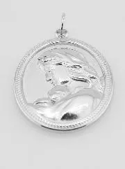 Oval Madonna and Child Medal - 25mm