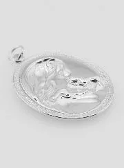 Oval Madonna and Child Medal - 25mm