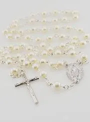 Miraculous Medal Rosary Mother-of-Pearl