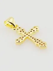 Decorated Cross Pendant - 18mm