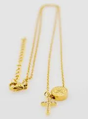 Protection Necklace Saint Benedict Medal and Cross