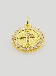 Jagged Cross Medal - 15mm