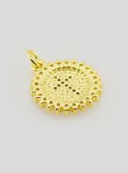 Jagged Cross Medal - 15mm