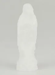 Rock Crystal Statue of Our Lady of Lourdes - 10cm