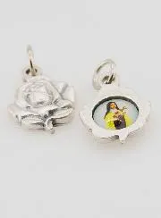 Rose medal 14mm - Saint Teresa